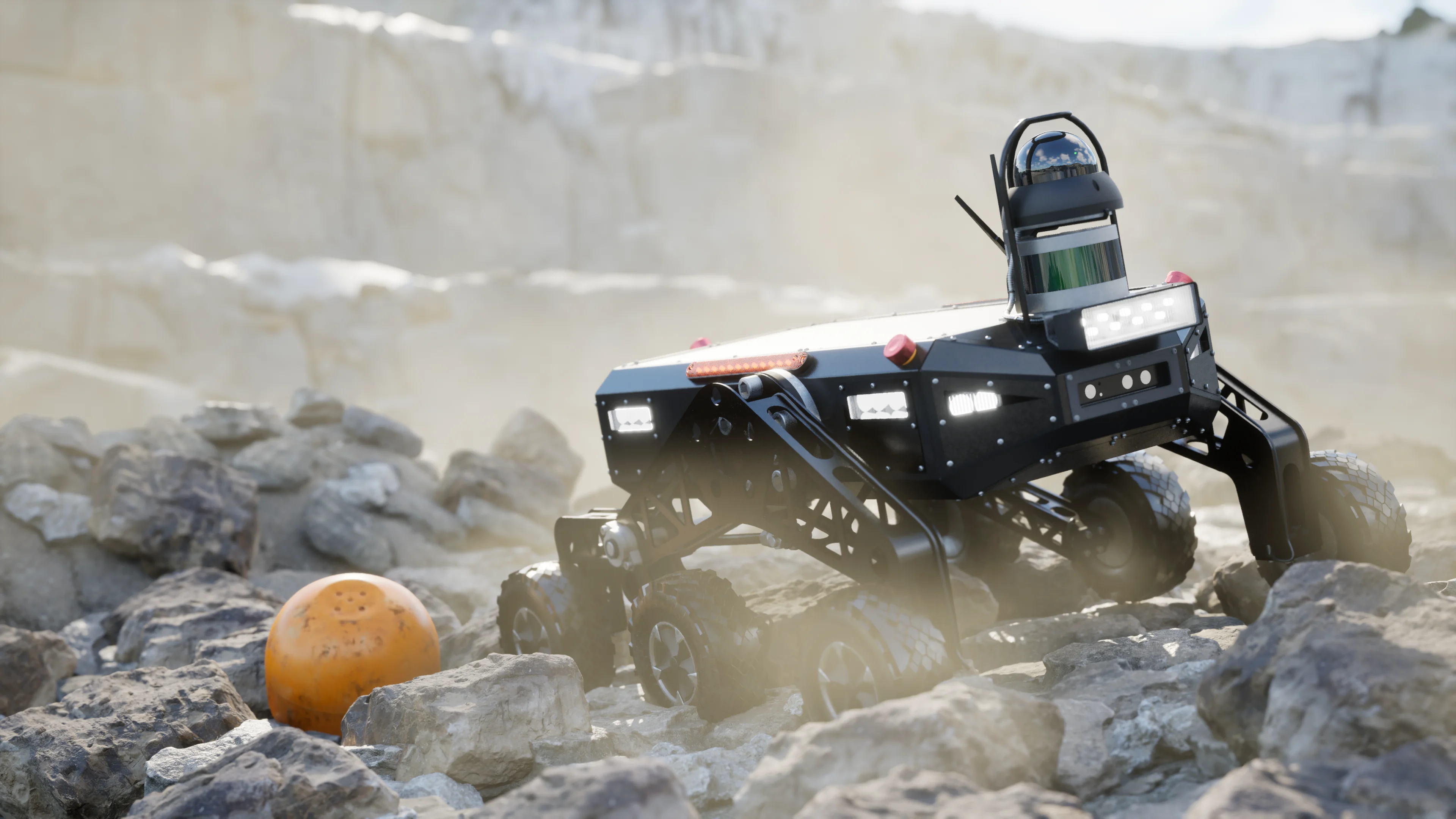 AutoJoe Robot Performing Blast Movement Monitoring