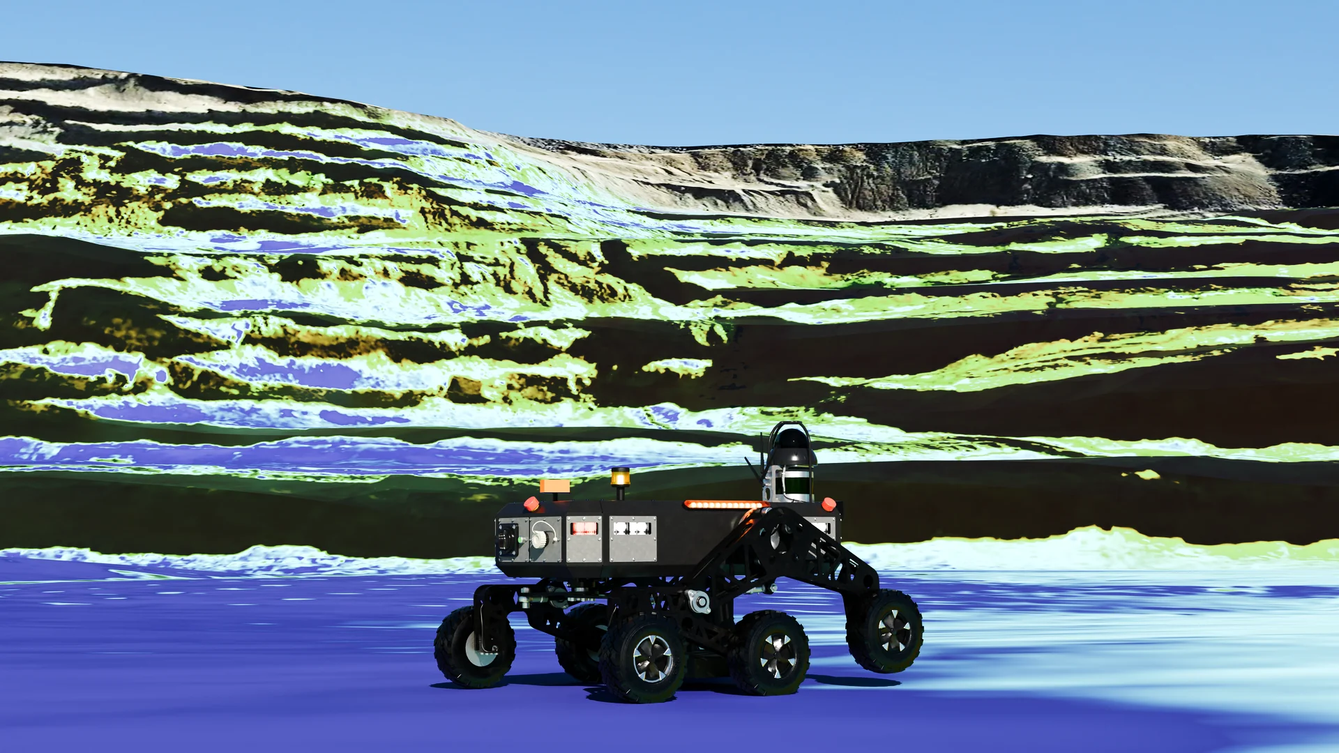 AutoJoe Robot Performing Hyperspectral Scanning
