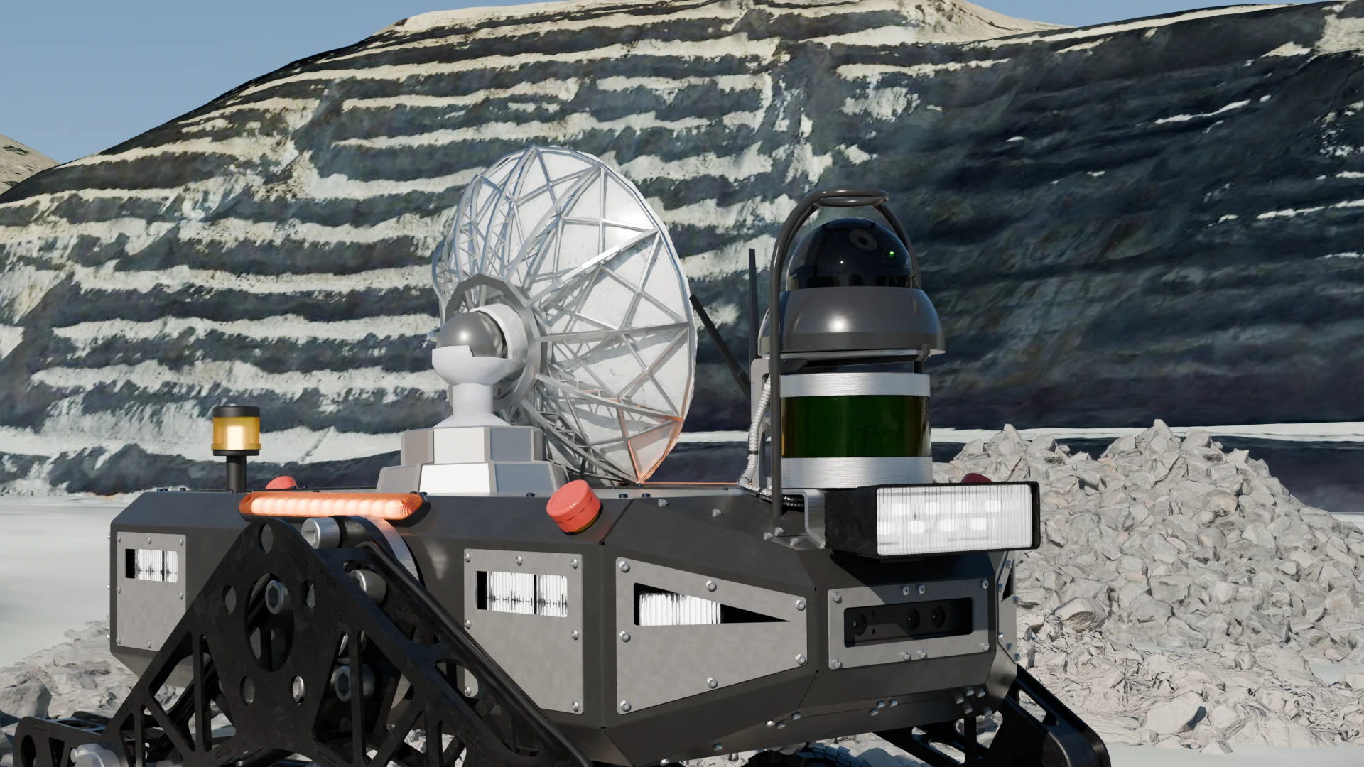 AutoJoe Robot Performing Slope Stability Monitoring